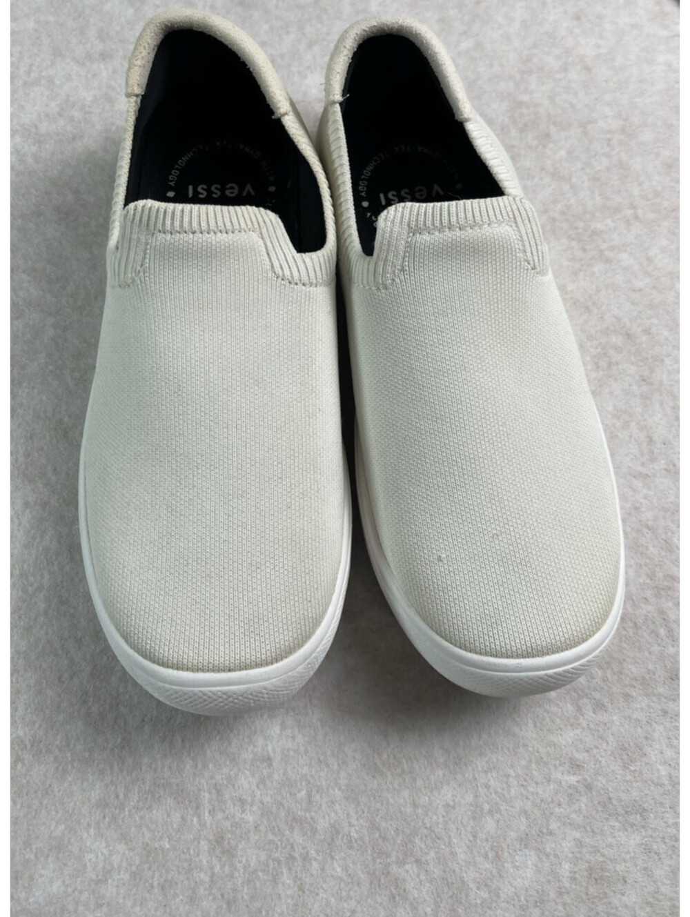 Vessi Women's Boardwalk Slip On Sneaker Sail White 8.5 Lightweight Waterproof